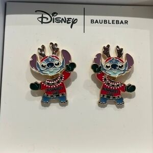 BAUBLEBAR DISNEY STITCH REINDEER NAUGHTY LIST & HALLOWEEN PUMPKIN EARRINGS NEW